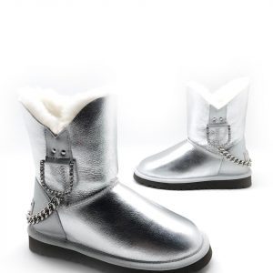 Угги женские UGG Chain Silver