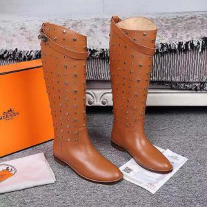 Сапоги женские Hermes Camel