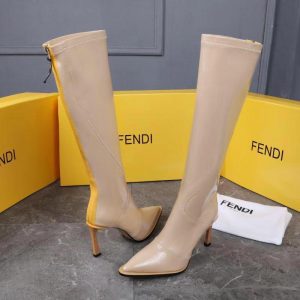 Сапоги женские FFrame Fendi Beige Y