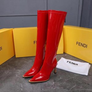 Сапоги женские FFrame Fendi Red W