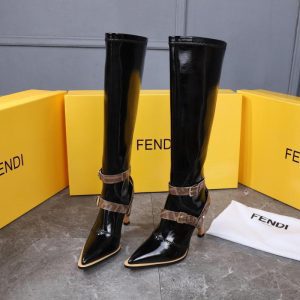 Сапоги женские FFrame Fendi Black