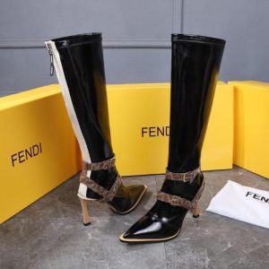 Сапоги женские FFrame Fendi Black