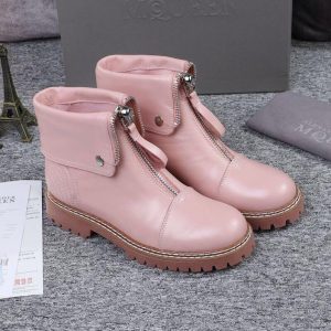 Ботинки женские Alexander McQueen Mid Pink