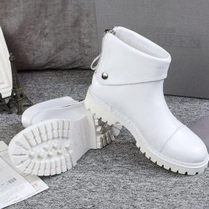 Ботинки женские Alexander McQueen Mid White