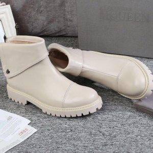 Ботинки женские Alexander McQueen Mid Beige