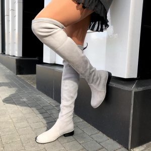 Ботфорты женские LOWLAND Milk Stuart Weitzman