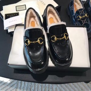 Лоферы женские Gucci Black