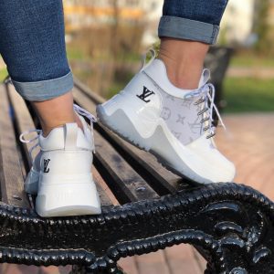 Кроссовки женские Louis Vuitton LV White Grey