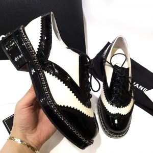 Ботинки женские Chanel Black White