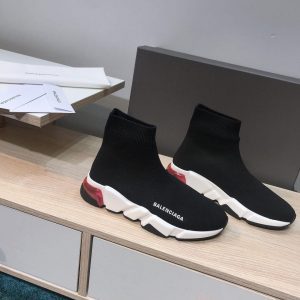 Кроссовки женские Balenciaga Speed Clear Red Sole