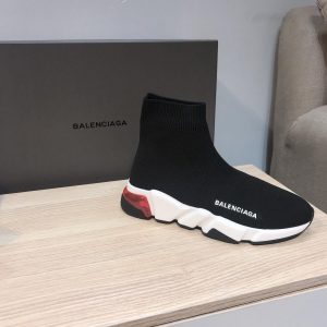 Кроссовки женские Balenciaga Speed Clear Red Sole