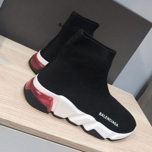 Кроссовки женские Balenciaga Speed Clear Red Sole