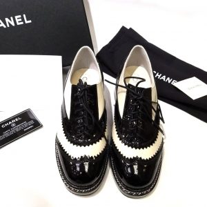 Ботинки женские Chanel Black White