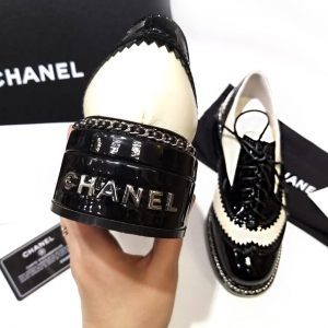 Ботинки женские Chanel Black White