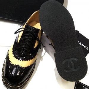 Ботинки женские Chanel Black Beige