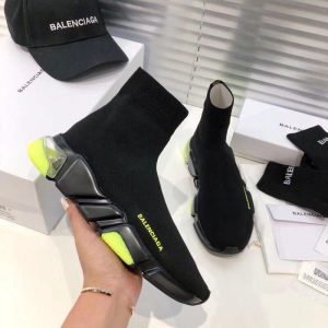 Кроссовки женские Balenciaga Speed Clear Yellow Sole