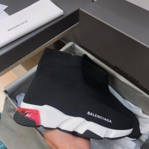 Кроссовки женские Balenciaga Speed Clear Red Sole