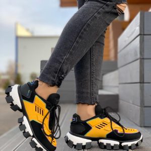 Кроссовки женские Prada CloudBust Thunder Yellow