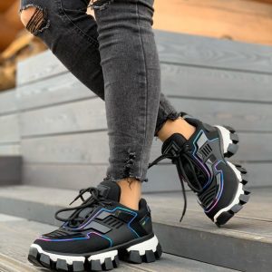 Кроссовки женские Prada CloudBust Thunder Black