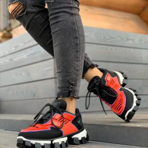 Кроссовки женские Prada CloudBust Thunder Red