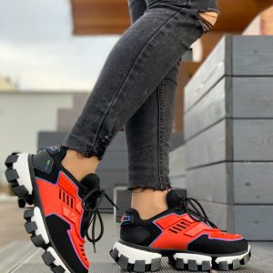 Кроссовки женские Prada CloudBust Thunder Red