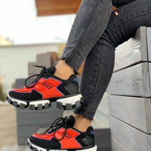 Кроссовки женские Prada CloudBust Thunder Red