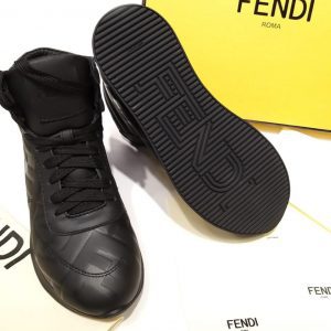 Кроссовки женские Fendi Prints On Black