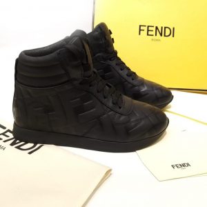 Кроссовки женские Fendi Prints On Black