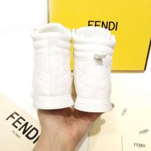 Кроссовки женские Fendi Prints On White