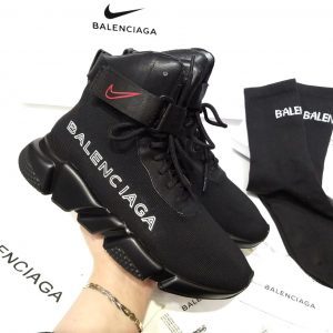 Кроссовки женские Balenciaga Nike Air Pegasus Black