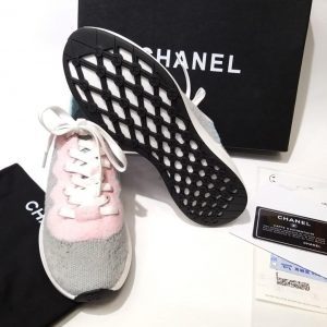 Кроссовки женские Chanel Grey Wool