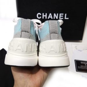 Кроссовки женские Chanel Grey Wool