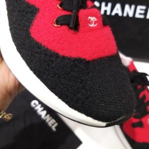 Кроссовки женские Chanel Red Wool