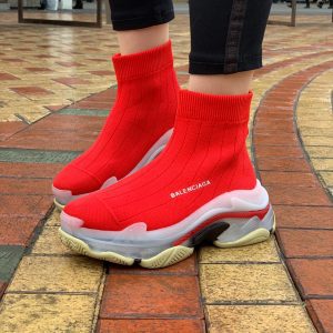 Кроссовки женские Balenciaga Triple S Plus Red