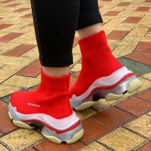 Кроссовки женские Balenciaga Triple S Plus Red