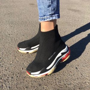 Кроссовки женские Balenciaga Triple S Plus Black