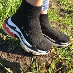 Кроссовки женские Balenciaga Triple S Plus Black