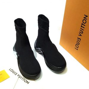 Кроссовки высокие женские Louis Vuitton ARCHLIGHT All Black