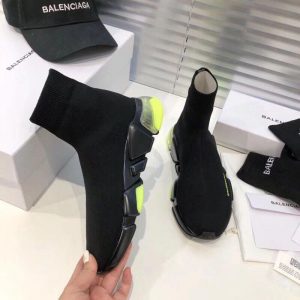 Кроссовки женские Balenciaga Speed Clear Yellow Sole