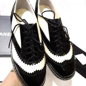 Ботинки женские Chanel Black White