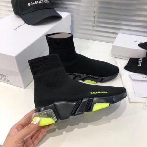 Кроссовки женские Balenciaga Speed Clear Yellow Sole