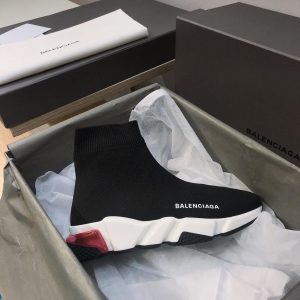 Кроссовки женские Balenciaga Speed Clear Red Sole