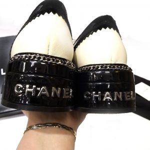 Ботинки женские Chanel Black White