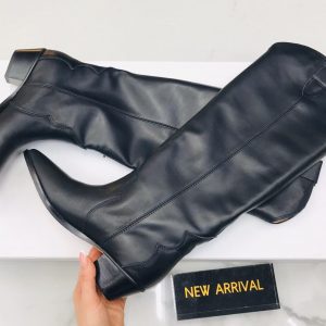 Сапоги женские Isabel Marant DENVEE Black Leather