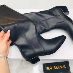 Сапоги женские Isabel Marant DENVEE Black Leather