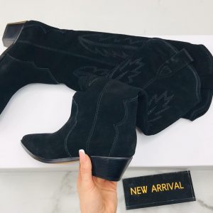 Сапоги женские Isabel Marant DENVEE Black Suede