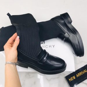 Сапоги женские Givenchy Black and Socks