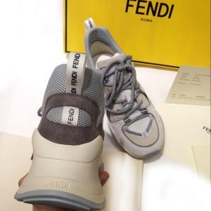 Кроссовки женские Fendi FFluid Grey