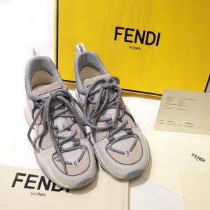 Кроссовки женские Fendi FFluid Grey