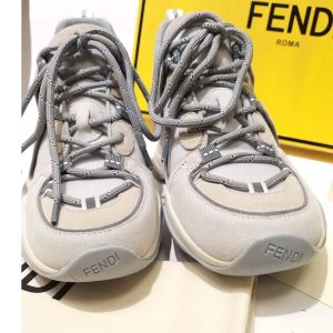 Кроссовки женские Fendi FFluid Grey